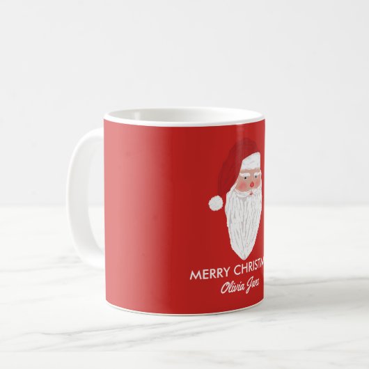 Weihnachtsgeschenk Tasse - Handgezeichnete (Vorderseite Links)