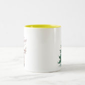 Weihnachtsgeschenk-Tasse Zweifarbige Tasse (Mittel)
