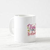Weihnachtsgeschenk | Tinsel und Tantrum Kaffeetasse (Vorderseite Links)