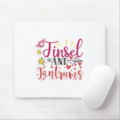 Weihnachtsgeschenk | Tinsel und Tantrum Mousepad (Mit Mouse)