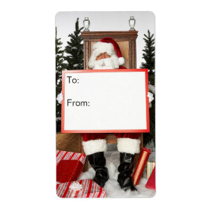 Weihnachtsgeschenk-Umbau-Aufkleber