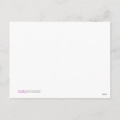 Weihnachtsgeschenk und Flasche Champagner Feiertagspostkarte (Rückseite)