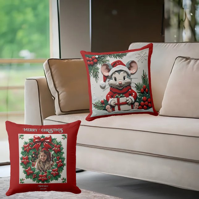 Weihnachtsgeschenk und Mauszeiger Kissen (Von Creator hochgeladen)