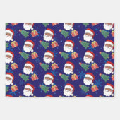 Weihnachtsgeschenk und Weihnachtsbaum Geschenkpapier Set (Vorderseite 3)