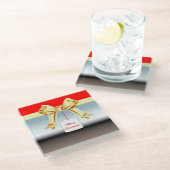 Weihnachtsgeschenk Untersetzer (Schrägansicht)