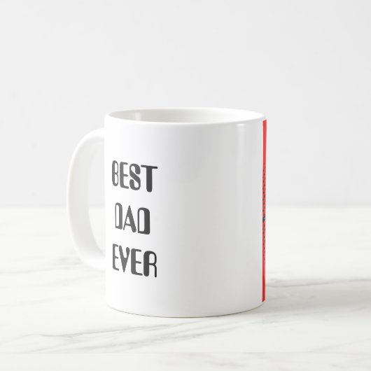 Weihnachtsgeschenk Vater, Geburtstag Geschenk Mann Kaffeetasse (Vorderseite Links)