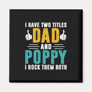 Weihnachtsgeschenk | Vater und Mohn ich rock sie Magnet