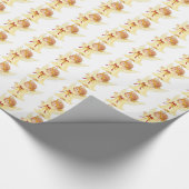 Weihnachtsgeschenk-Verpackung/Engel Geschenkpapier (Ecke)