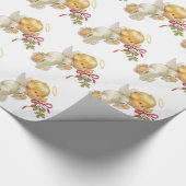 Weihnachtsgeschenk-Verpackung/Engel Geschenkpapier (Ecke)
