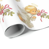 Weihnachtsgeschenk-Verpackung/Engel Geschenkpapier (Rolleneckpunkt)