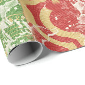 Weihnachtsgeschenk-Verpackung Geschenkpapier (Rolleneckpunkt)