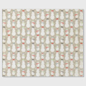 Weihnachtsgeschenk-Verpackung Geschenkpapier (Flach)