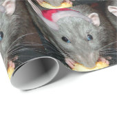 Weihnachtsgeschenk-Verpackung von Santa Dumbo Ratt Geschenkpapier (Rolleneckpunkt)