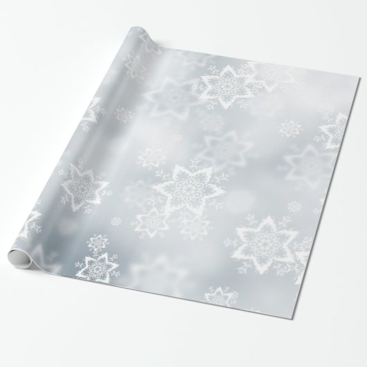 Weihnachtsgeschenk-Verpackungs-/Schnee-Flocken Geschenkpapier (Ungerollt)