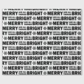 Weihnachtsgeschenk-Verpackungspapier | Fröhlich un Geschenkpapier (Flach)
