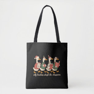 Weihnachtsgeschenk Verrückter Lehrer Gans Kuscheli Tasche