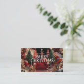 Weihnachtsgeschenk Visitenkarte (Stehend Vorderseite)