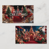 Weihnachtsgeschenk Visitenkarte (Vorne/Hinten)
