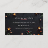 Weihnachtsgeschenk Visitenkarte (Rückseite)