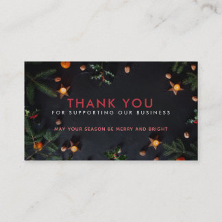 Weihnachtsgeschenk Visitenkarte