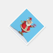 Weihnachtsgeschenk Weihnachten Cartoon Serviette (Ecke)