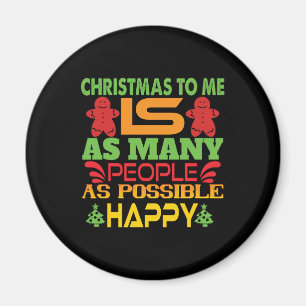 Weihnachtsgeschenk Weihnachten für mich Magnet