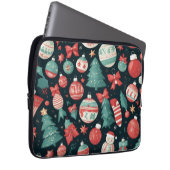 Weihnachtsgeschenk, Weihnachtsfeiertag, Weihnachts Laptopschutzhülle (Vorne Rechts)