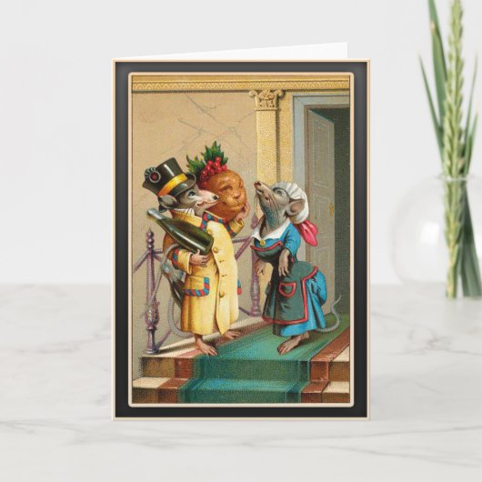 Weihnachtsgeschenk- Weihnachtskarten Feiertagskarte (Vorderseite)