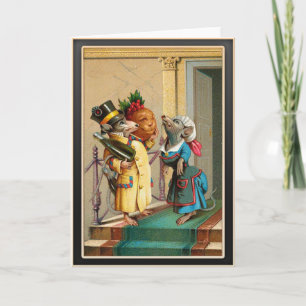 Weihnachtsgeschenk- Weihnachtskarten Feiertagskarte