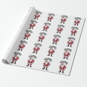 Weihnachtsgeschenk Weihnachtsmann Es ist ein raues Geschenkpapier