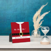 Weihnachtsgeschenk Weihnachtsmann - Ihr Name Fotoplatte (InSitu)