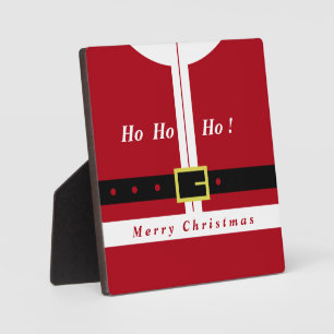 Weihnachtsgeschenk Weihnachtsmann - Ihr Name Fotoplatte