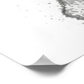 Weihnachtsgeschenk Weihnachtsstrumpf Poster (Ecke)
