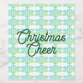 Weihnachtsgeschenk Weinetikett (Einzelnes Label)