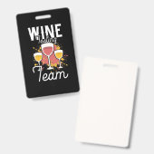 Weihnachtsgeschenk | Weinprüfteam Ausweis (Vorder- & Rückseite)