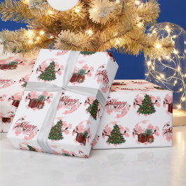 Weihnachtsgeschenk Weißbuch Geschenkpapier