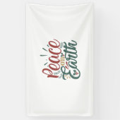 Weihnachtsgeschenk | WELTFRIEDEN Banner (Vertikal)