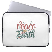 Weihnachtsgeschenk | WELTFRIEDEN Laptopschutzhülle (Vorderseite)