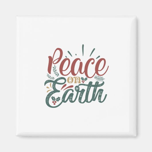 Weihnachtsgeschenk | WELTFRIEDEN Magnet (Vorne)
