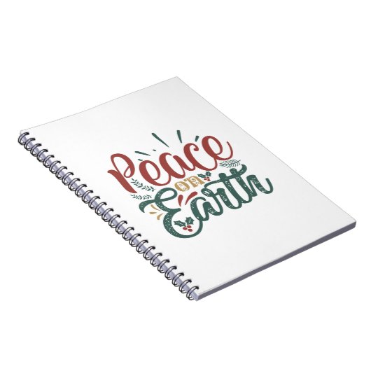 Weihnachtsgeschenk | WELTFRIEDEN Notizblock (Rechte Seite)