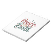 Weihnachtsgeschenk | WELTFRIEDEN Notizblock (Rotiert)