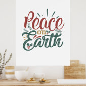 Weihnachtsgeschenk | WELTFRIEDEN Poster (Küche)
