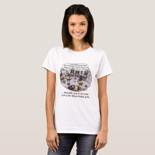 Weihnachtsgeschenk - Whack-a-Mole T-Shirt (Vorne ganz)