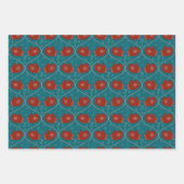 Weihnachtsgeschenk-Wracktrio Geschenkpapier Set (Vorderseite 2)