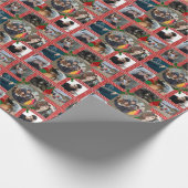 Weihnachtsgeschenk Wrap 9 Fotos HAMbyWG Geschenkpapier (Ecke)