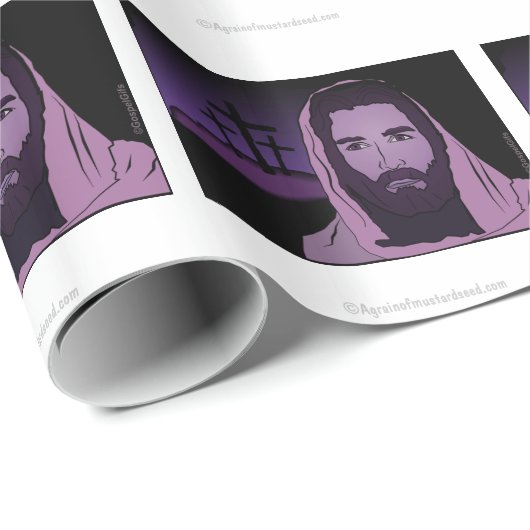 Weihnachtsgeschenk Wrap Agrainofmustardseed.com Geschenkpapier (Rolleneckpunkt)