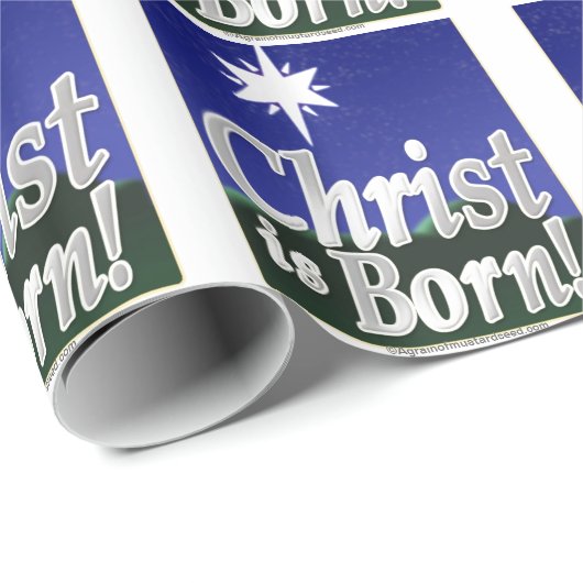 Weihnachtsgeschenk Wrap Agrainofmustardseed.com Geschenkpapier (Rolleneckpunkt)