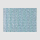 Weihnachtsgeschenk Wrap Aquamarin Ice Blue White Z Seidenpapier (Vorderseite)