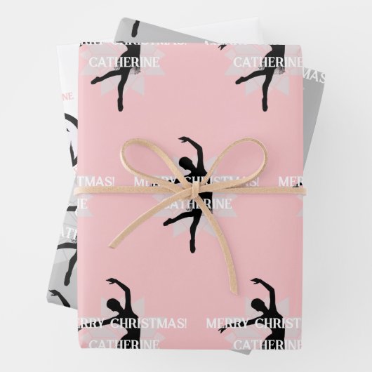 Weihnachtsgeschenk Wrap Ballett Thema HAMbyWG Geschenkpapier Set (Beispiel)