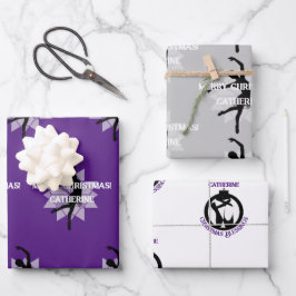Weihnachtsgeschenk Wrap Ballett Thema HAMbyWG Geschenkpapier Set